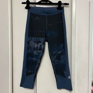 Adidas Climate Cropped Compression Tights Leggings Training XS